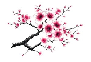 cherryblossom tree tattoo idea