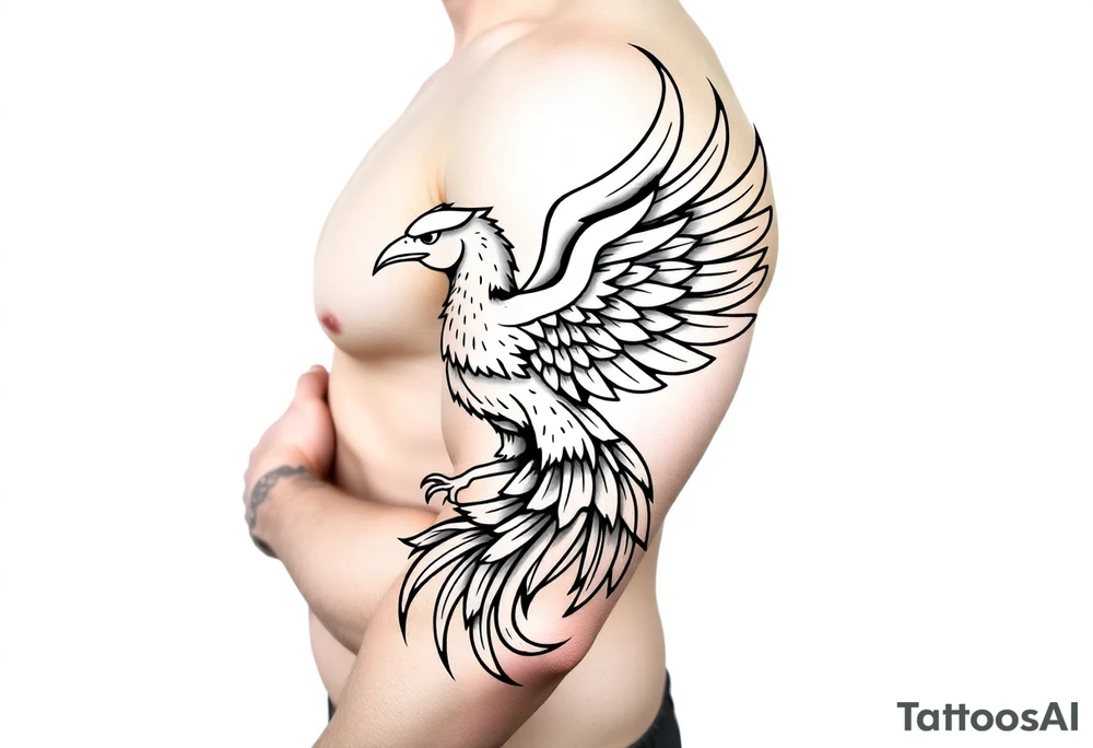 Phoenix tattoo idea