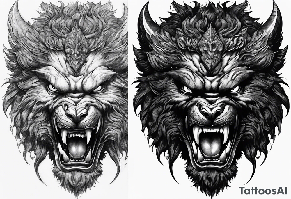 zodd berserk gothic art tattoo idea