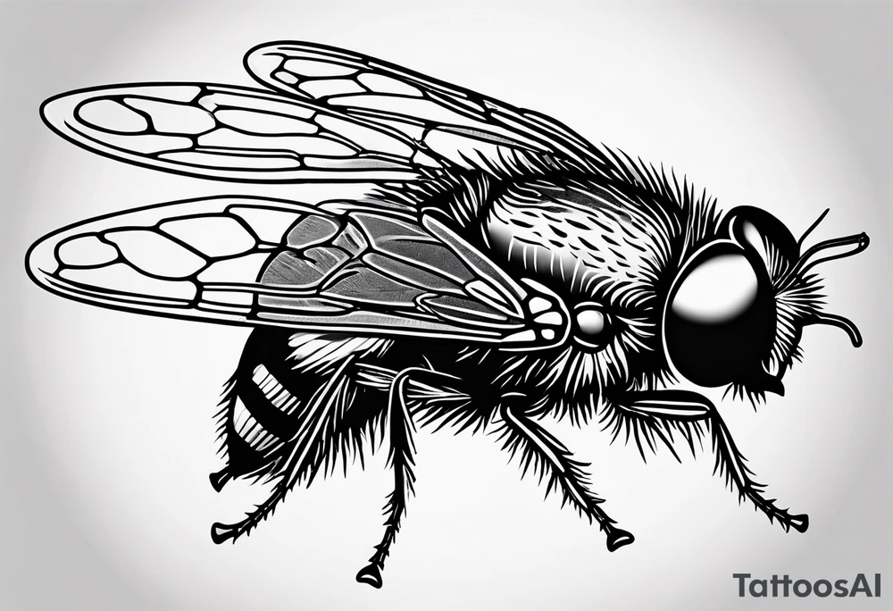 A small fly 🪰 tattoo idea