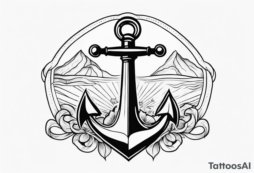 anchor tattoo idea