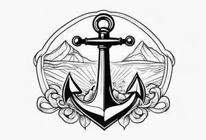 anchor tattoo idea