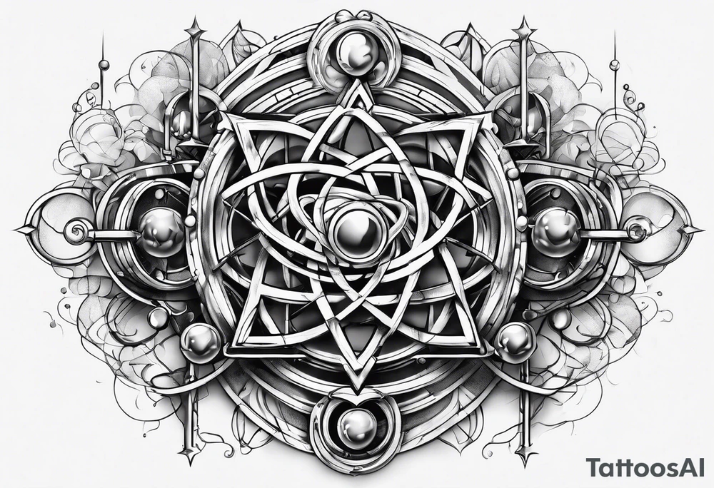 Chemistry adrenaline molecular structure tattoo idea