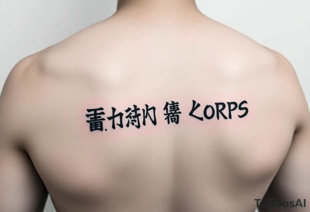 Republic of Korea
Marine Corps
lettering to arm tattoo idea