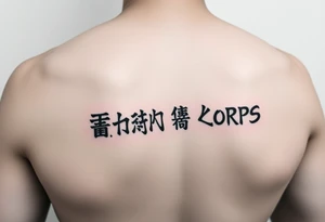 Republic of Korea
                Marine Corps
lettering to arm tattoo idea