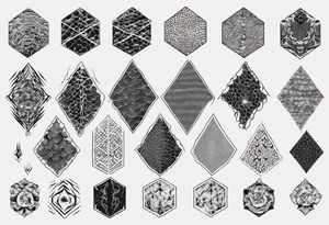 Dragon skin tattoo idea