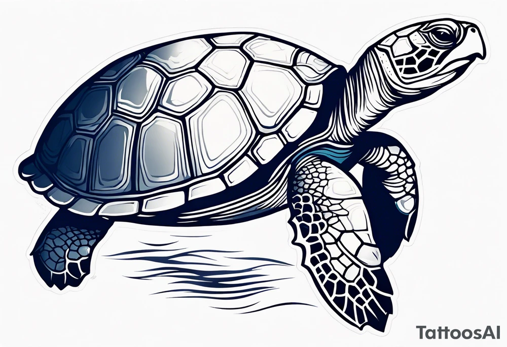 Navy turtle shellback tattoo tattoo idea