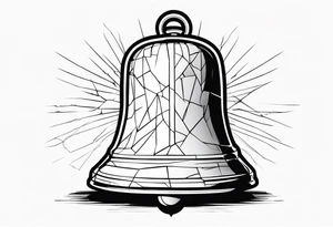 cracked bell tattoo idea