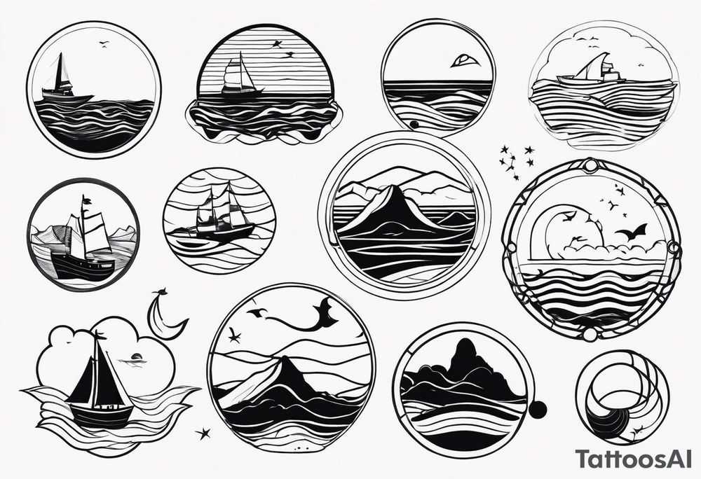 Sea tattoo tattoo idea