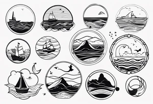 Sea tattoo tattoo idea