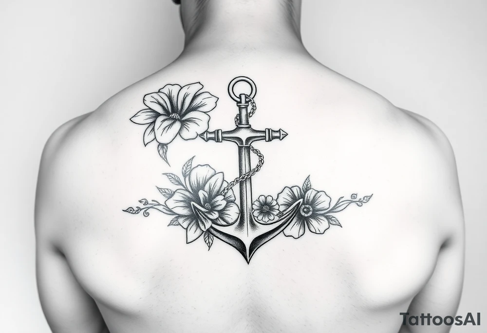 My mother’s name was sibell. Bell for short. She past away long ago. She was the anchor of our family she also loved the ocean and flowers and nature and space. Make a sleeve tattoo based on that. tattoo idea