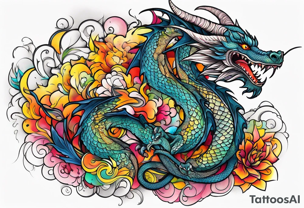 dragon tattoo idea