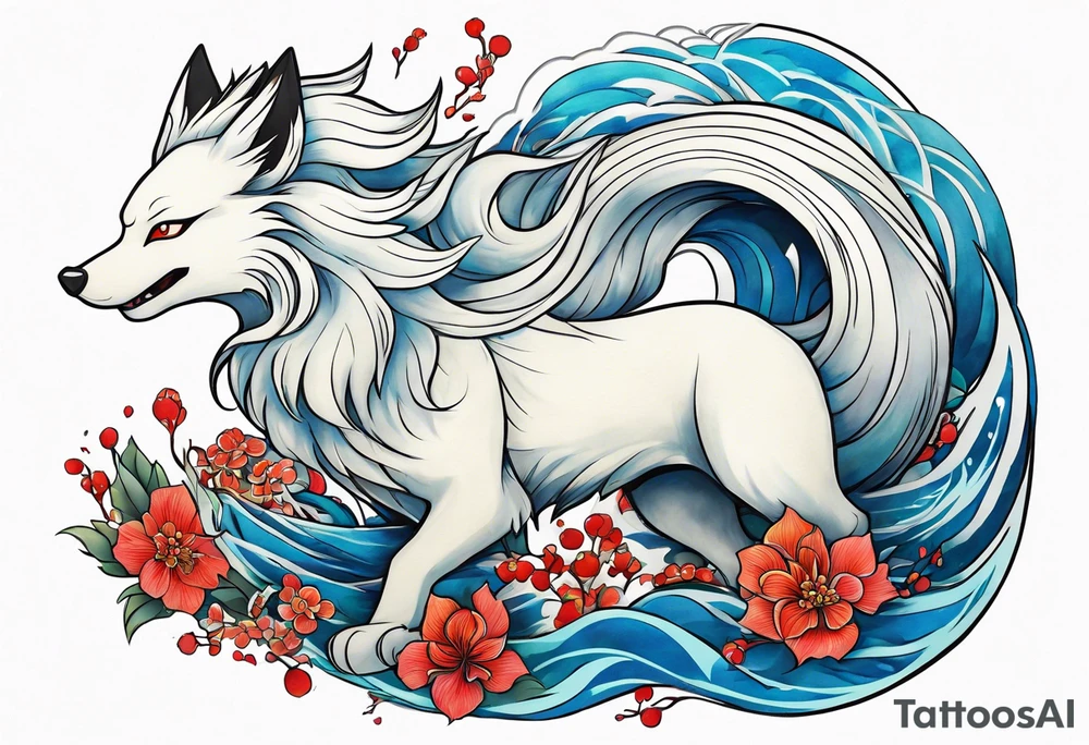 ninetales alola tattoo idea