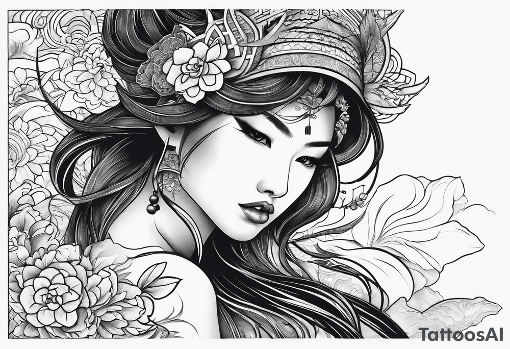 Faucheuse ailée tattoo idea