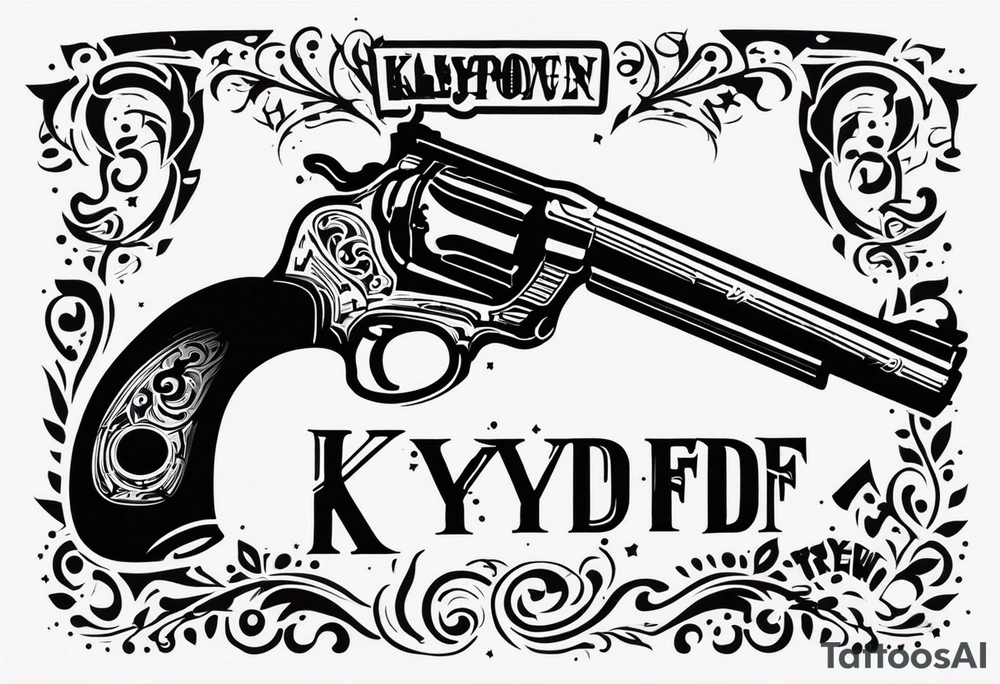 KYDF with a gun tattoo idea