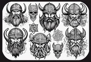 Viking full body tattoo idea