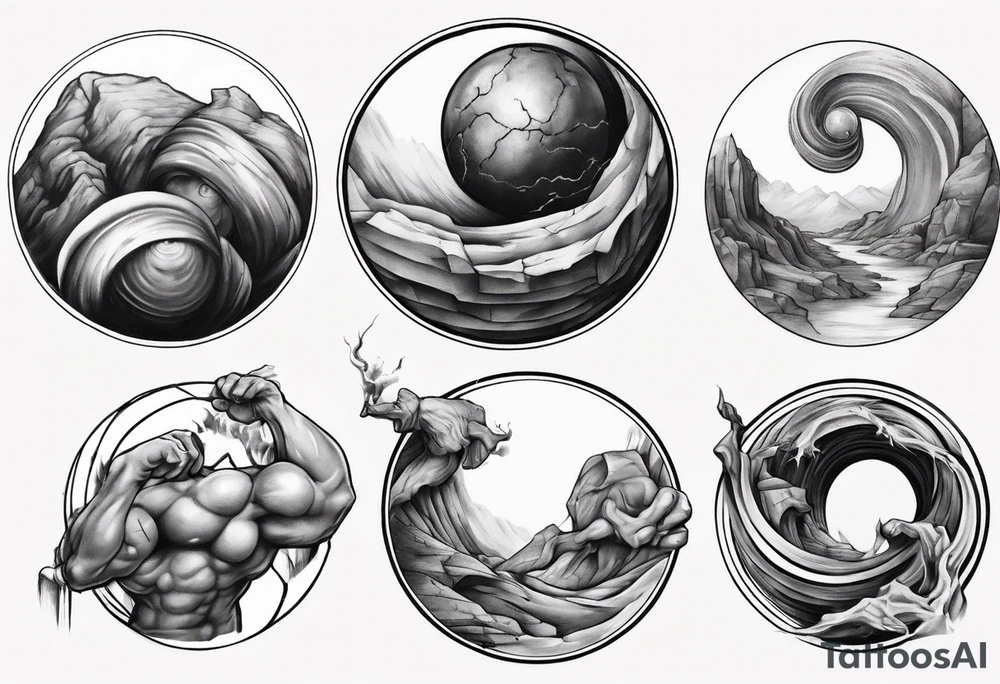 sisyphus tattoo idea