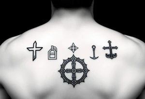 Sobriety icons tattoo idea