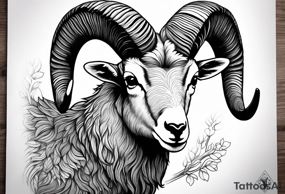 Bright angel trail with a small big horn sheep,  forearm tattoo idea