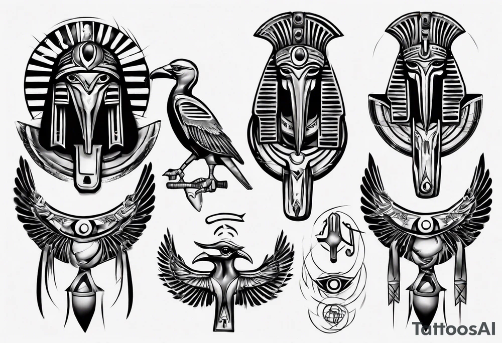 the legend horus tattoo idea
