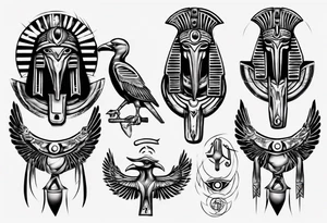 the legend horus tattoo idea