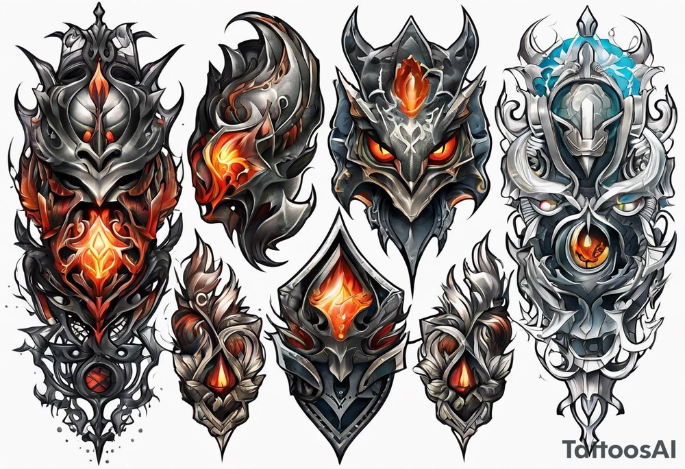 Torn skin tattoo design tattoo idea