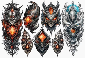 Torn skin tattoo design tattoo idea