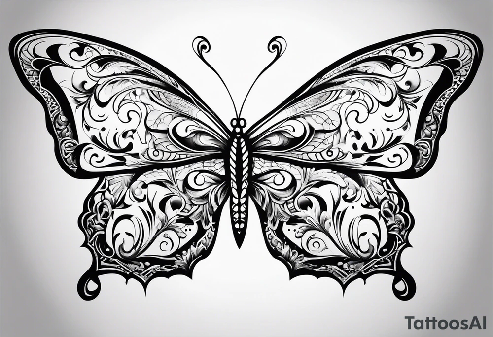 Butterfly tattoo idea