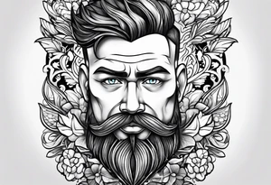 Tattoo of bluey dad tattoo idea