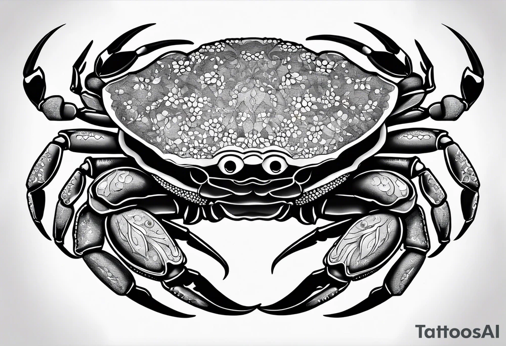 Crabs
en negro con numero 69 tattoo idea