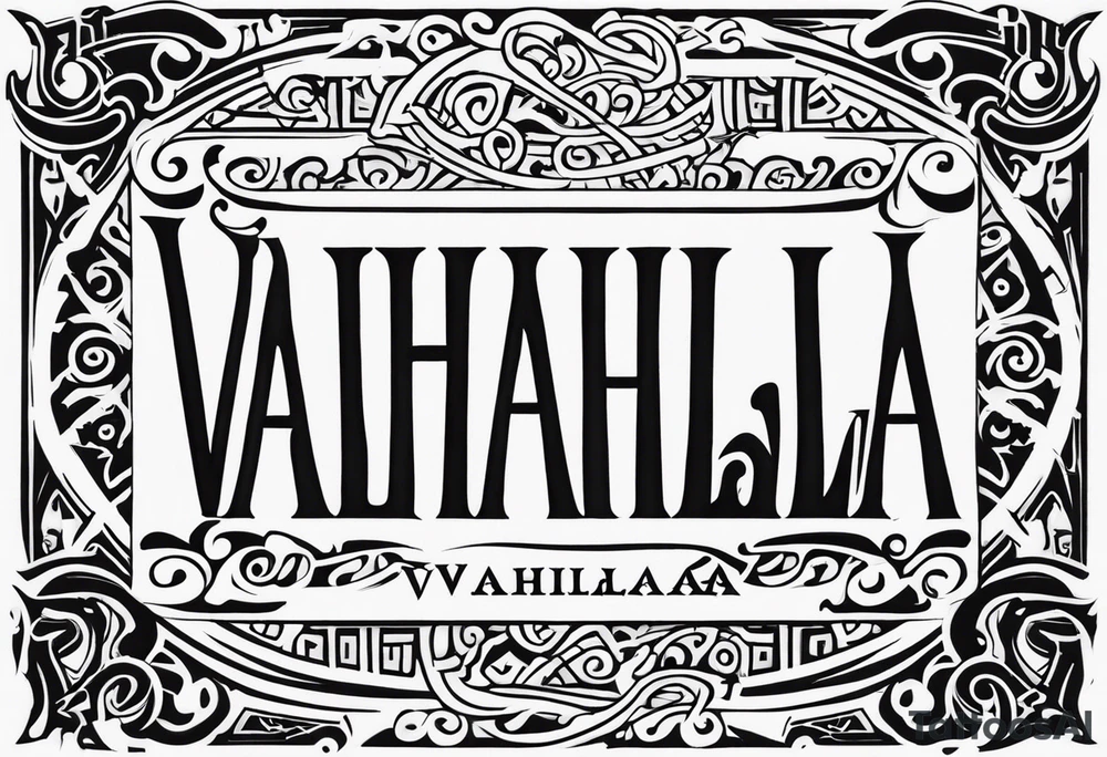 Valhalla tattoo idea