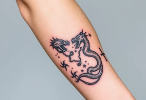 medieval woodcut sea map monsters tattoo idea