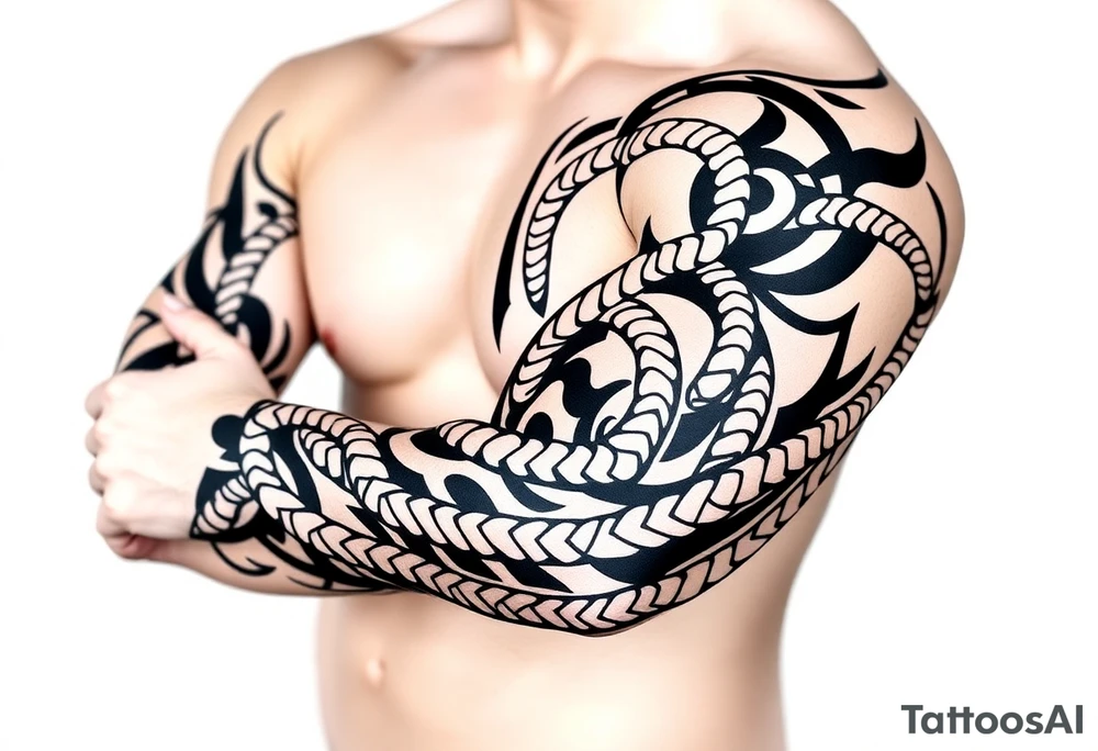 celtic rope tattoo idea