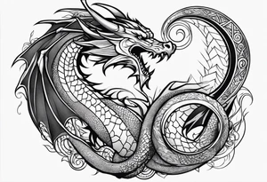 a dragon tattoo idea