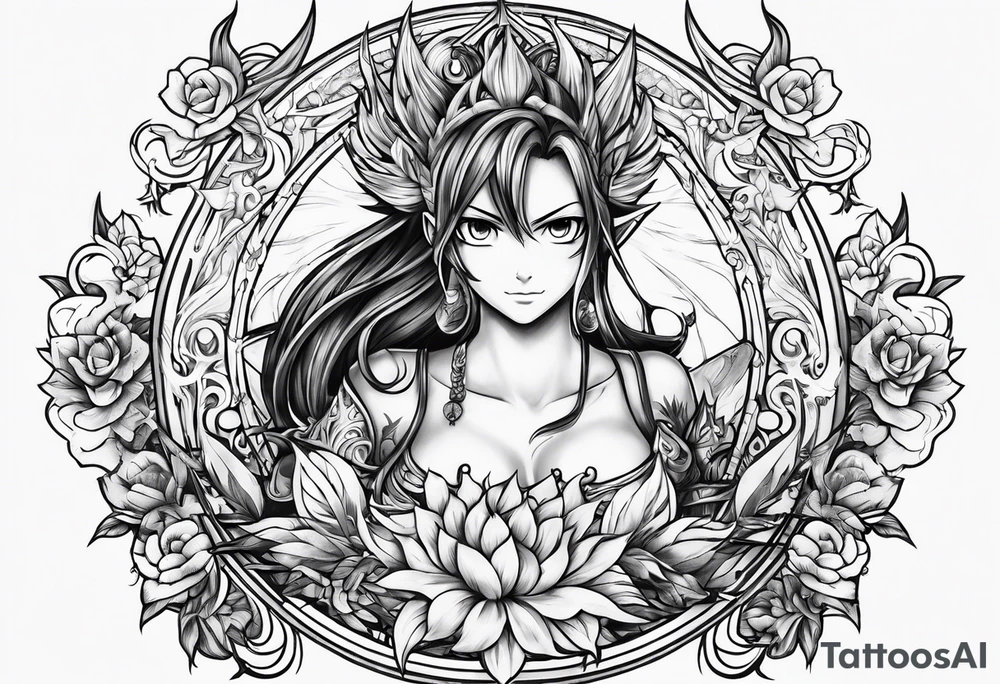 fairy tail anime tattoo idea