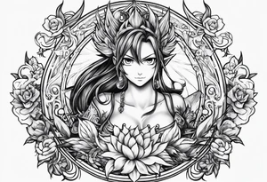 fairy tail anime tattoo idea