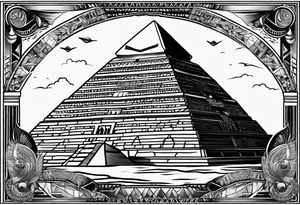 egyptian theme , cleopatra , pyramids,  all seeing eye tattoo idea