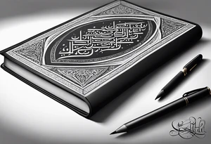 Quran book tattoo tattoo idea