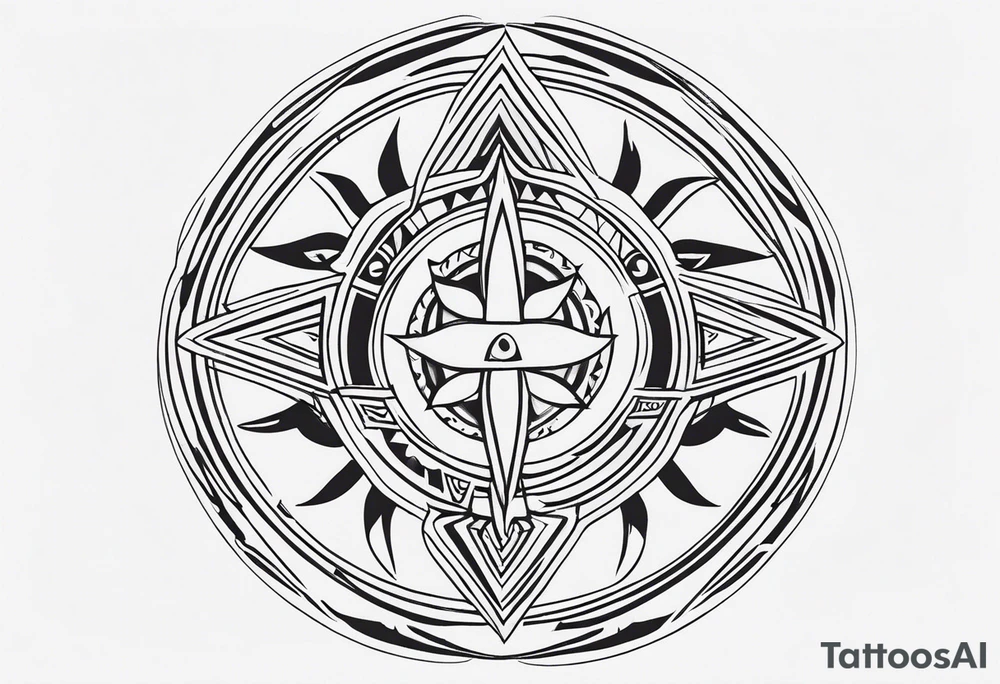 Tribal Memorial Native tattoo idea