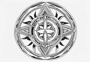 Tribal Memorial Native tattoo idea