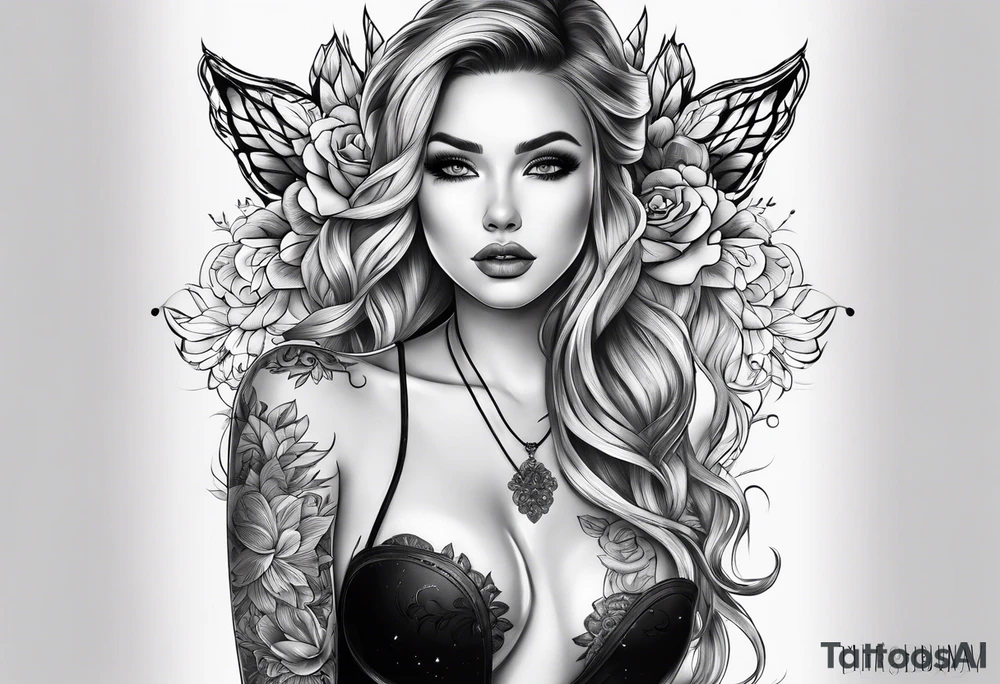 snowbunny, big black cock tattoo idea