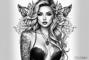 snowbunny, big black cock tattoo idea