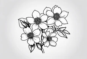 Flores de cerejeira tattoo idea
