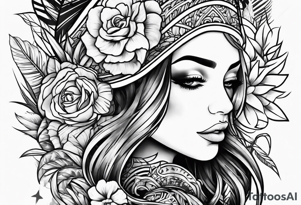 island vibes tattoo idea