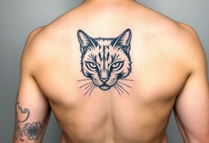 Black Cat tattoo idea