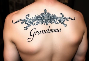Memorial for grandma who loved gambling tattoo idea