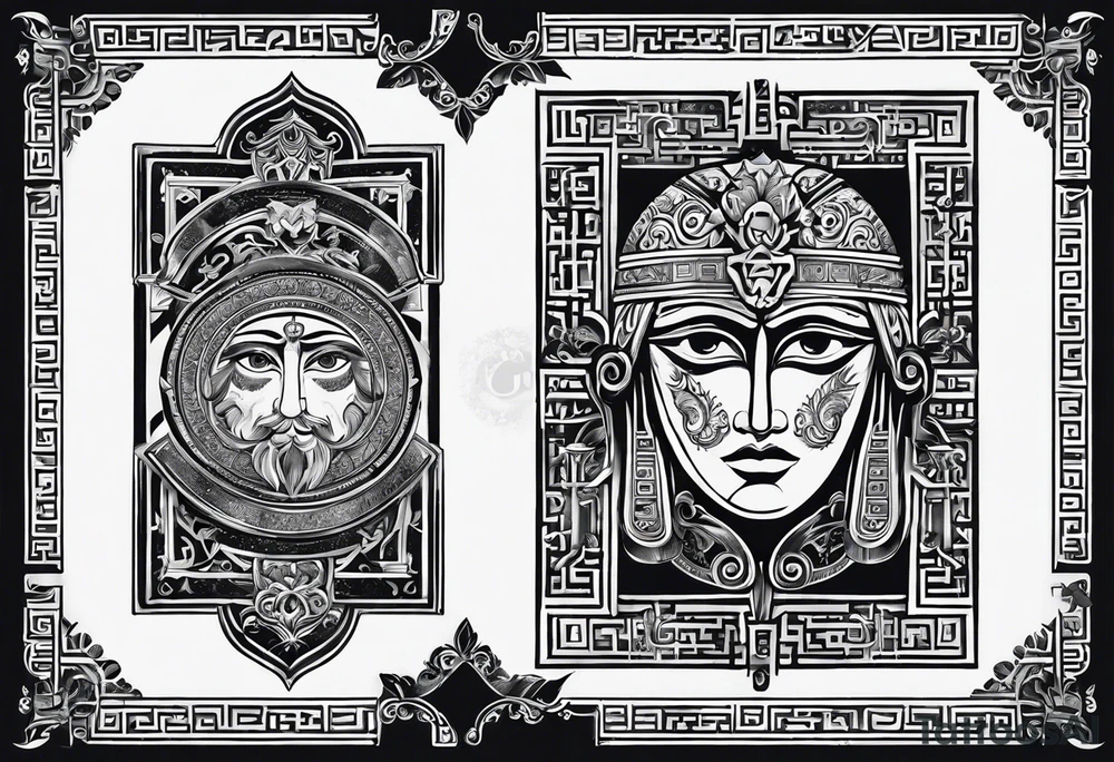 greek symbols tattoo idea