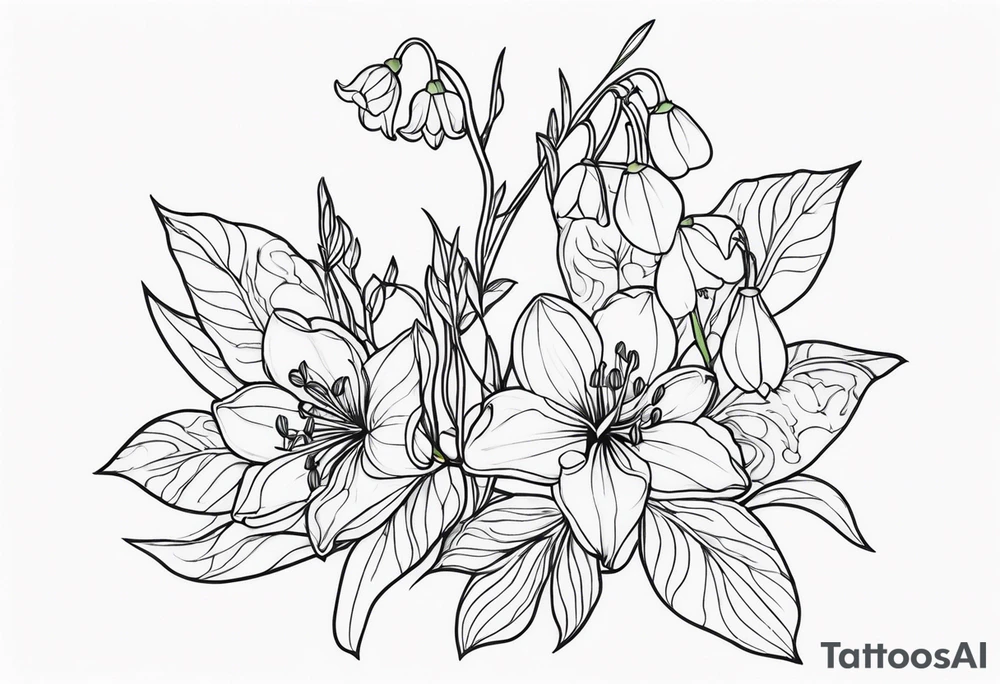 bluebell tattoo idea