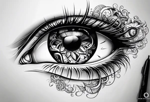 Eyes within infinity tattoo idea