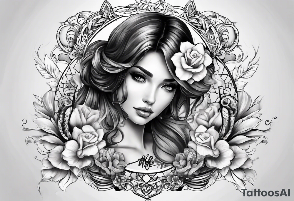 semilly com letra bonita e chique com um coração tattoo idea semilly com letra bonita e chique com um coração tattoo idea